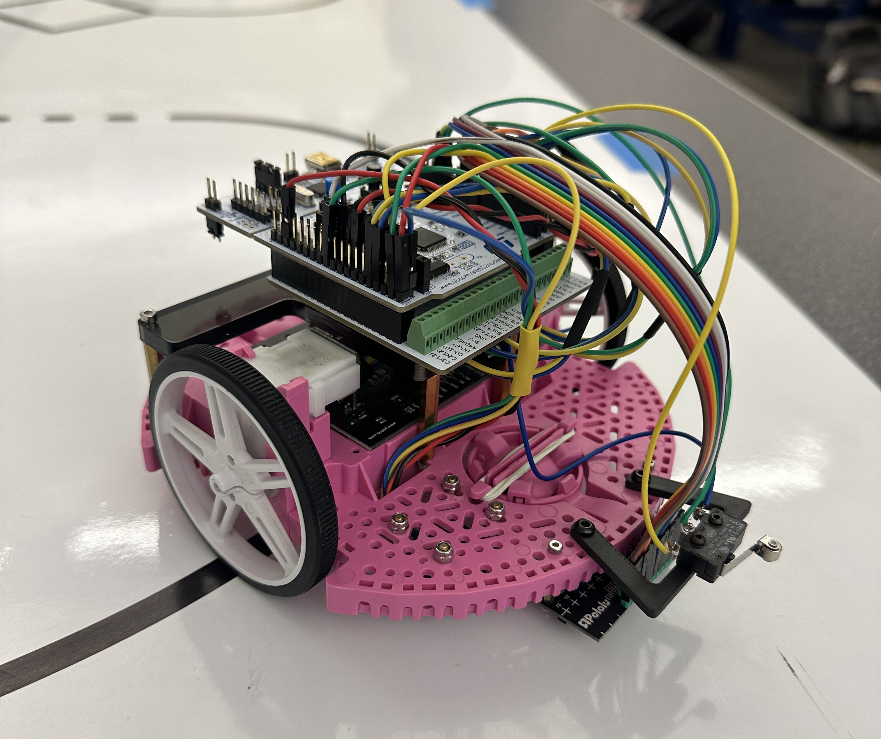 Line-following, Orientation Sensing Romi Robot